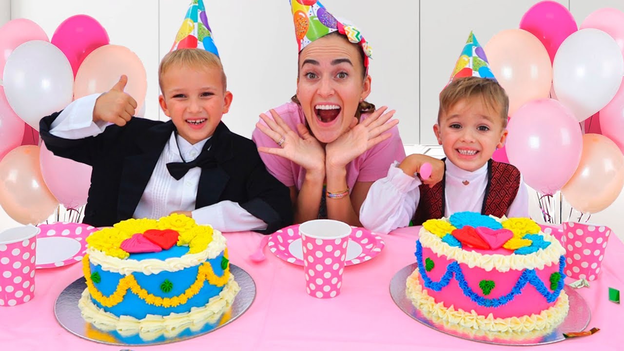 Choose a cake and a party as a surprise!
