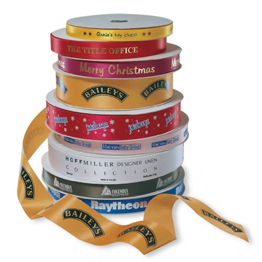 Custom Ribbon with Logo Allow 3 Ways to Personalize Events